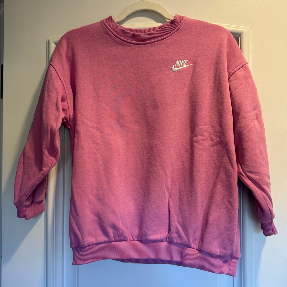 Nike Women's Crew Neck Pink Sweat Shirt and Pants